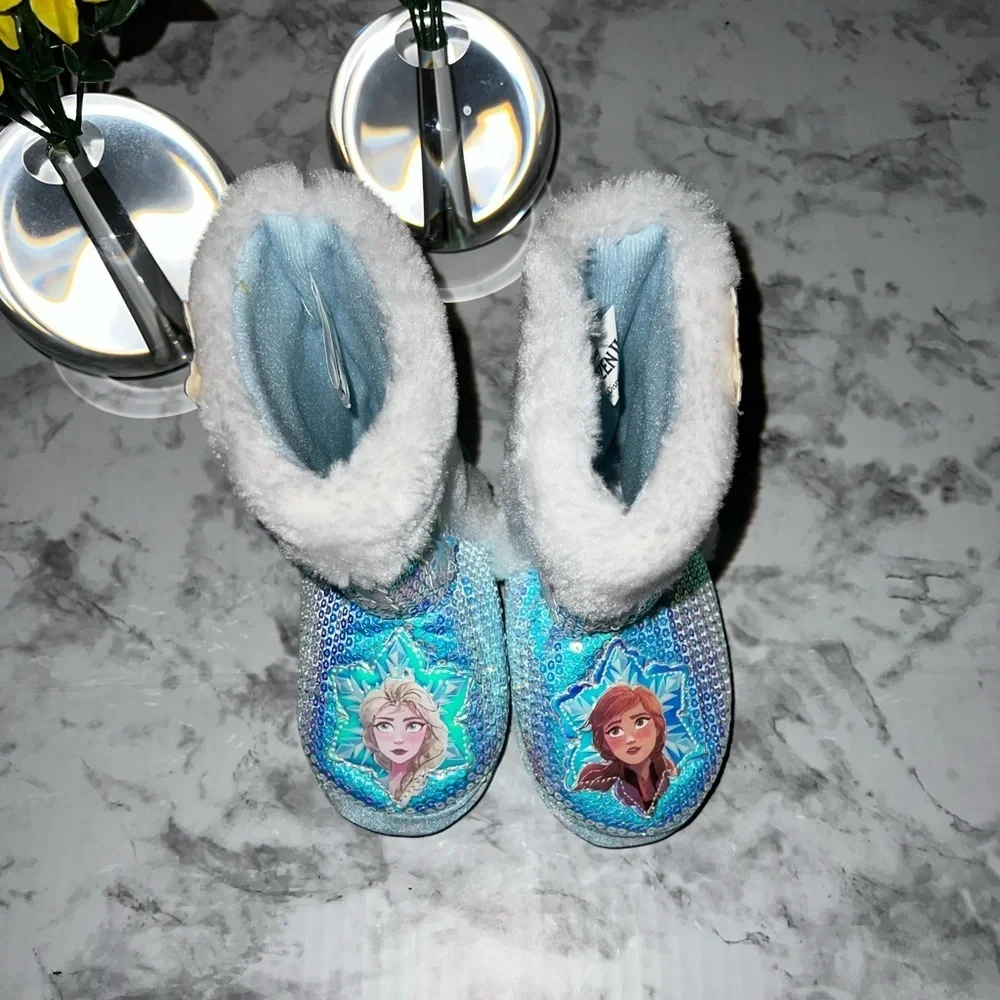 Disney Frozen toddler girl slipper boots